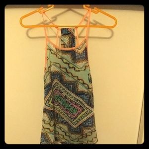 Cute sheer strapless top junior summer shirt